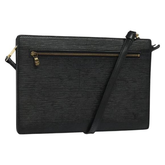LOUIS VUITTON Epi Angian Shoulder Bag Black M52112 - Picture 1 of 16